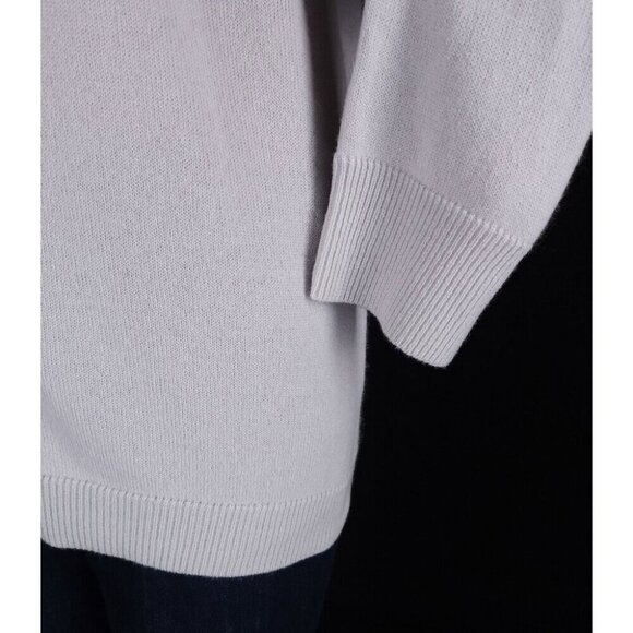 Malo Cashmere Cardigan Size 40 US 8 M Womens Pale Blue Sweater $550 - Picture 5 of 11